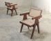 teak rattan arm chair