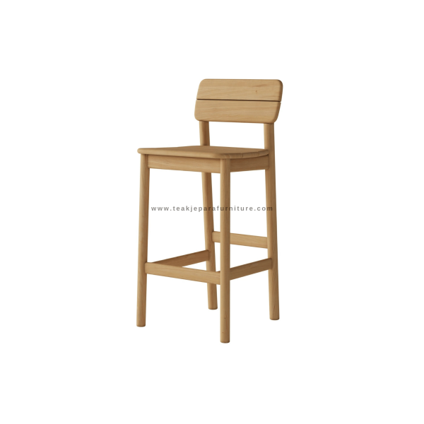 TEAK OUTDOOR WRESTON BAR CHAIRS