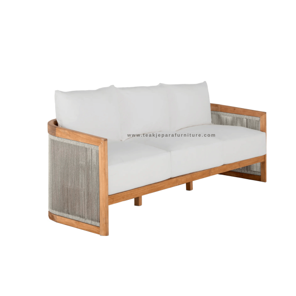 TEAK OUTDOOR ANVALON 3 SEATER SOFA