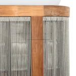 TEAK OUTDOOR ANVALON 3 SEATER SOFA