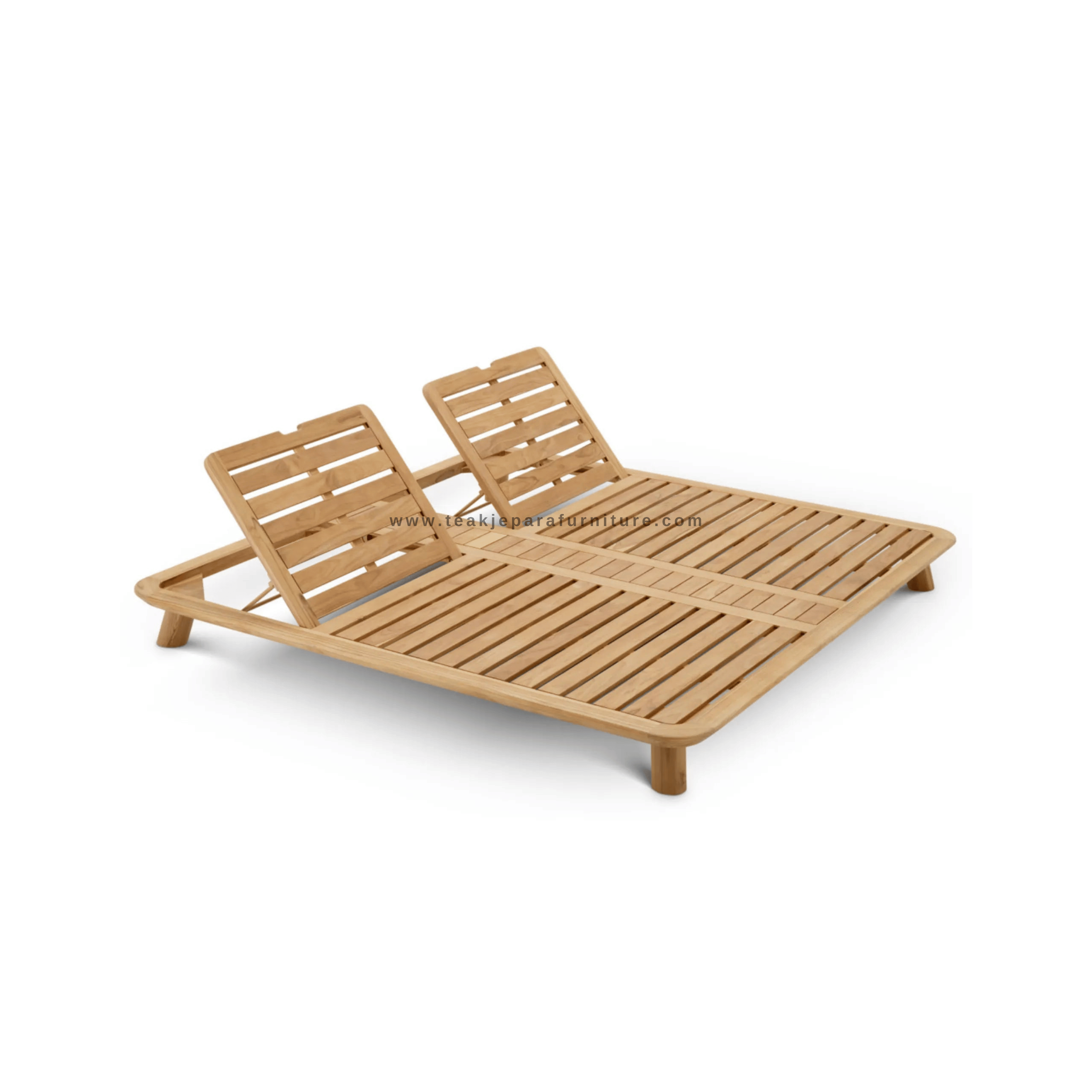 TEAK OUTDOOR WRESTON DOUBLE SUN LOUNGER TEAK OUTDOOR WRESTON DOUBLE SUN LOUNGER
