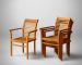 solid wood stacking chair