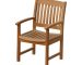 teak outdoor dining chair