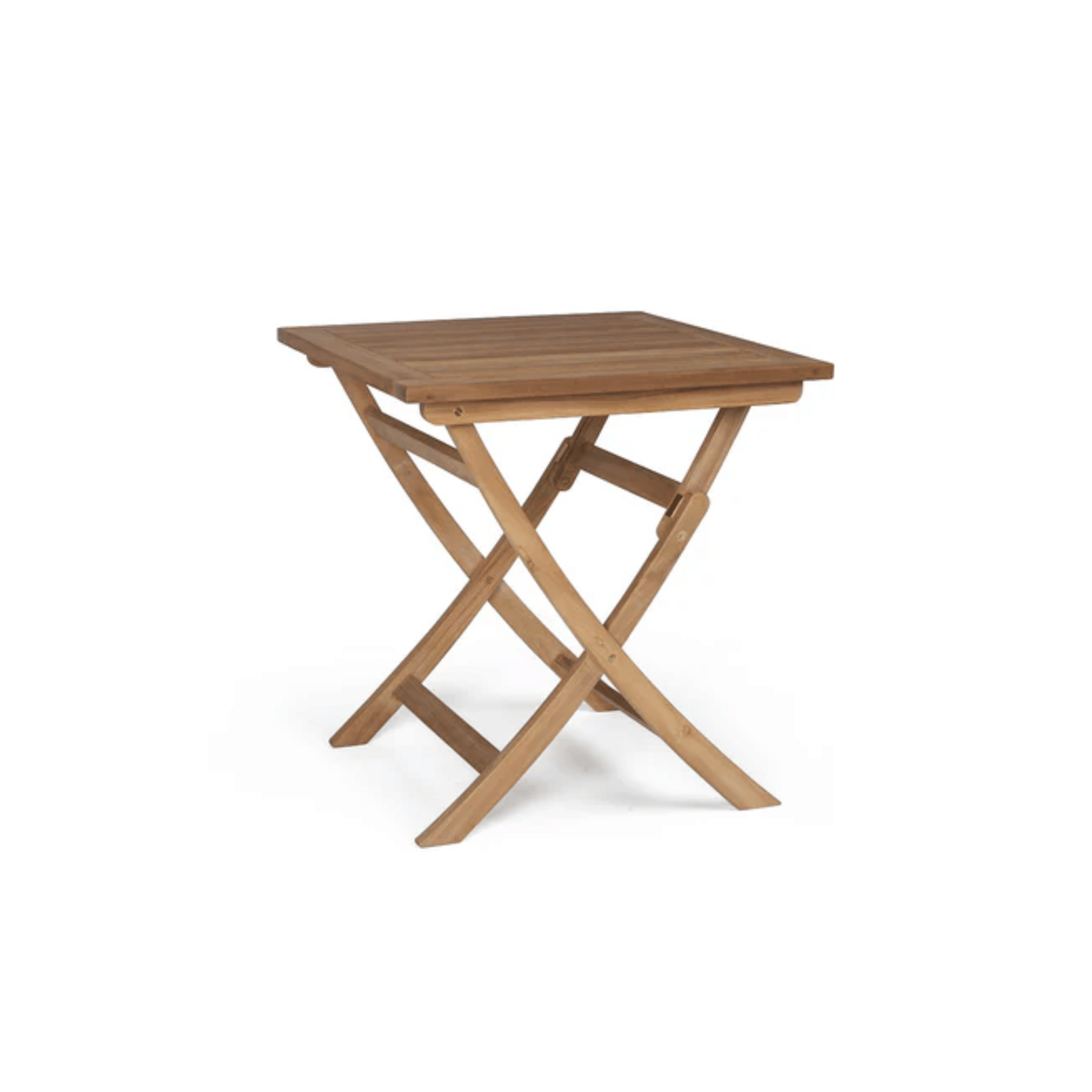 TEAK OUTDOOR REGETTA SQUARE FOLDING TABLE