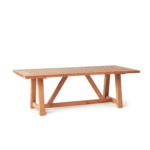 TEAK OUTDOOR MEDERA FIXED TABLE