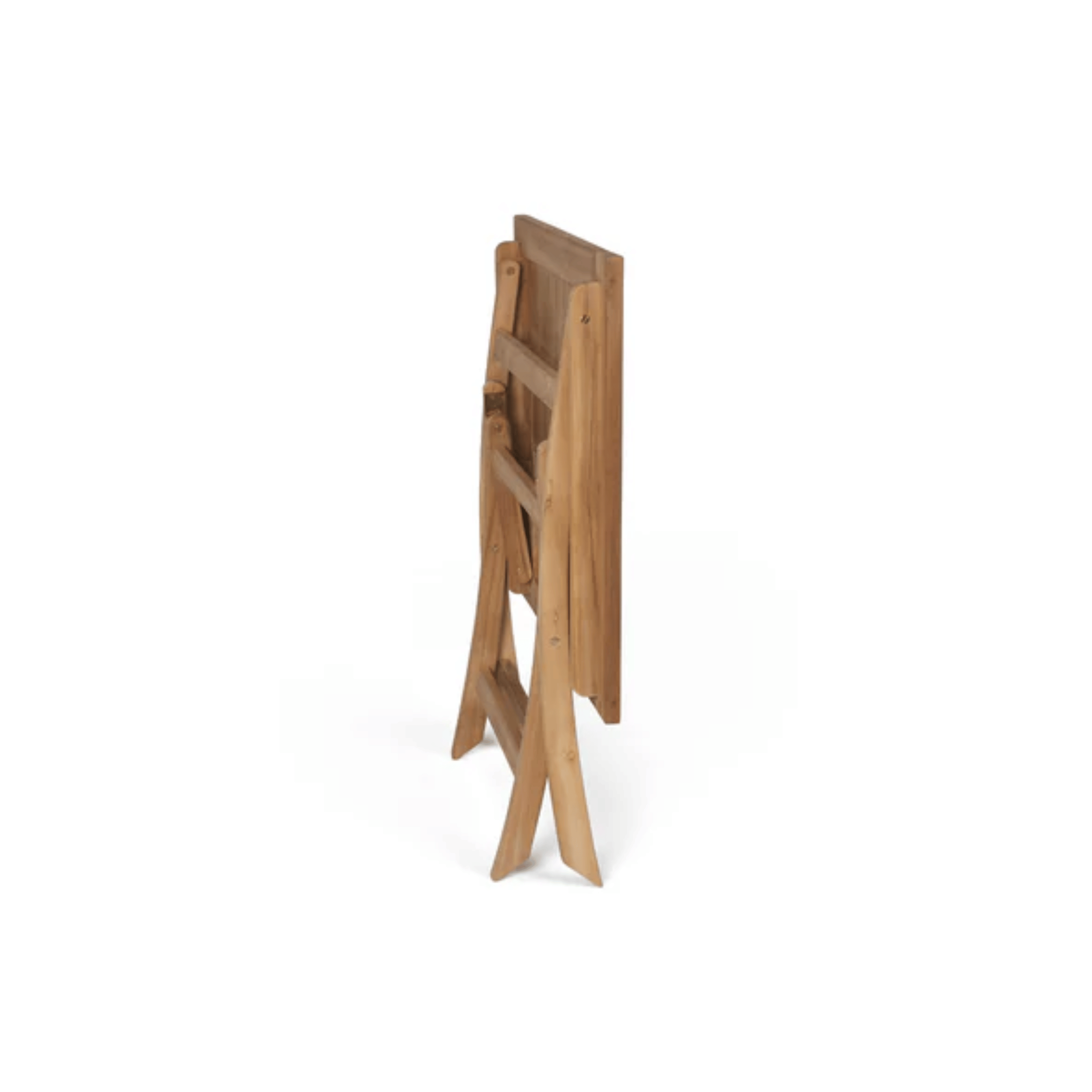 TEAK OUTDOOR REGETTA SQUARE FOLDING TABLE