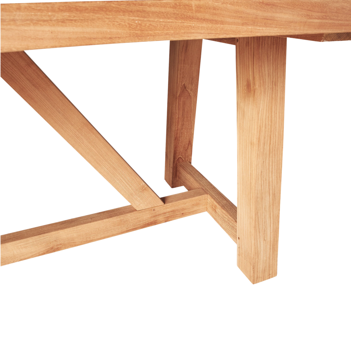 TEAK OUTDOOR MEDERA FIXED TABLE