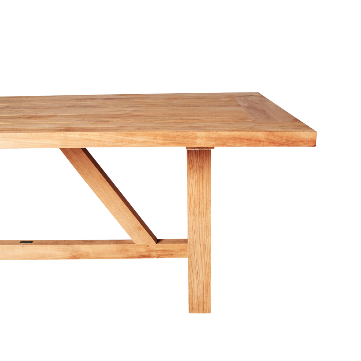 TEAK OUTDOOR MEDERA FIXED TABLE