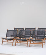 TEAK OUTDOOR AMALFI LOUNGE CHAIRS