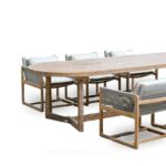 Arcadia Teak Outdoor Dining Table Set