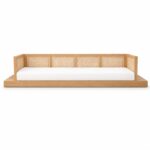 Teak Outdoor Aurel Cane Daybed