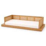 Teak Outdoor Aurel Cane Daybed