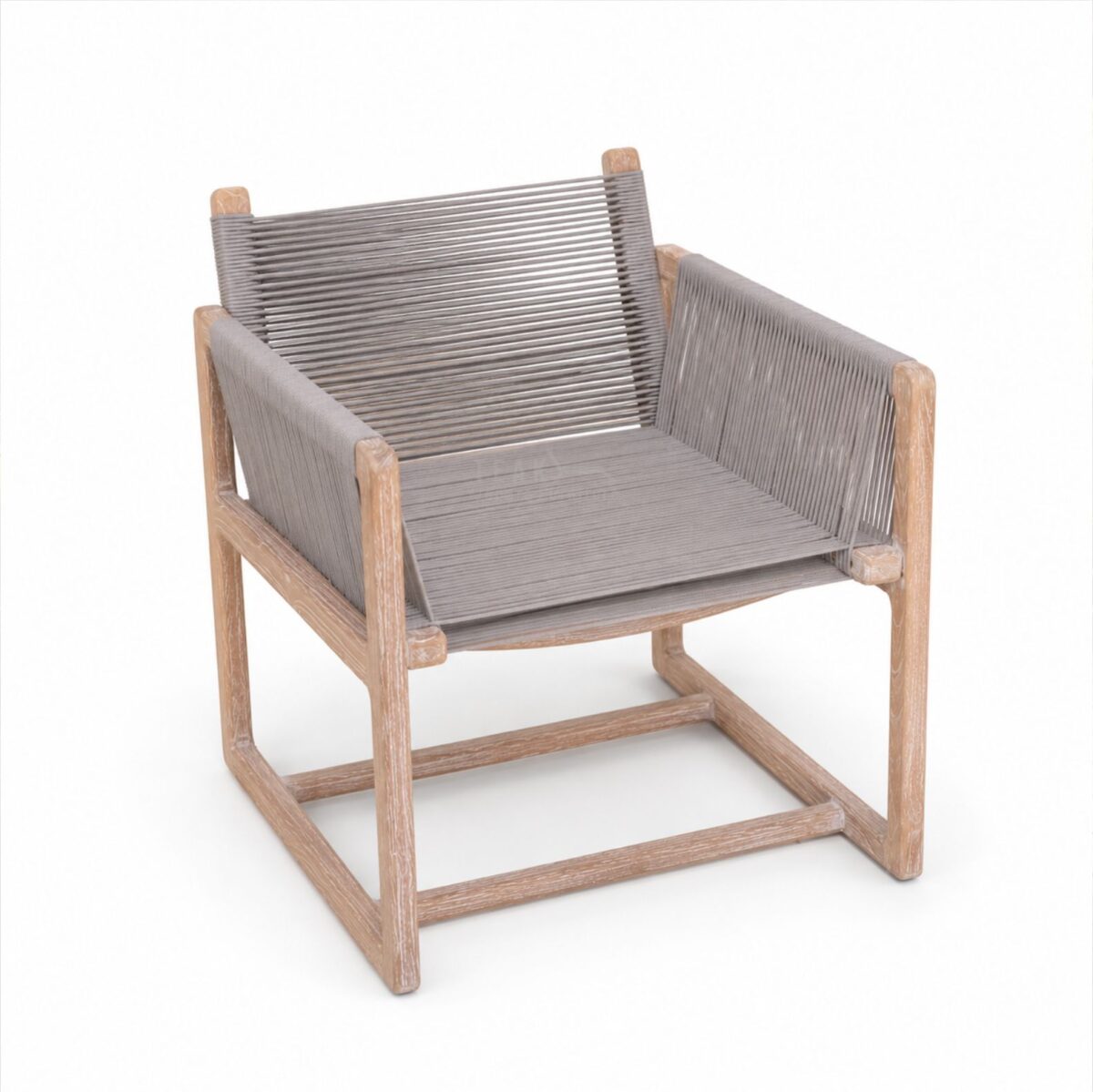 Teak Outdoor Santorini Rope Armchair