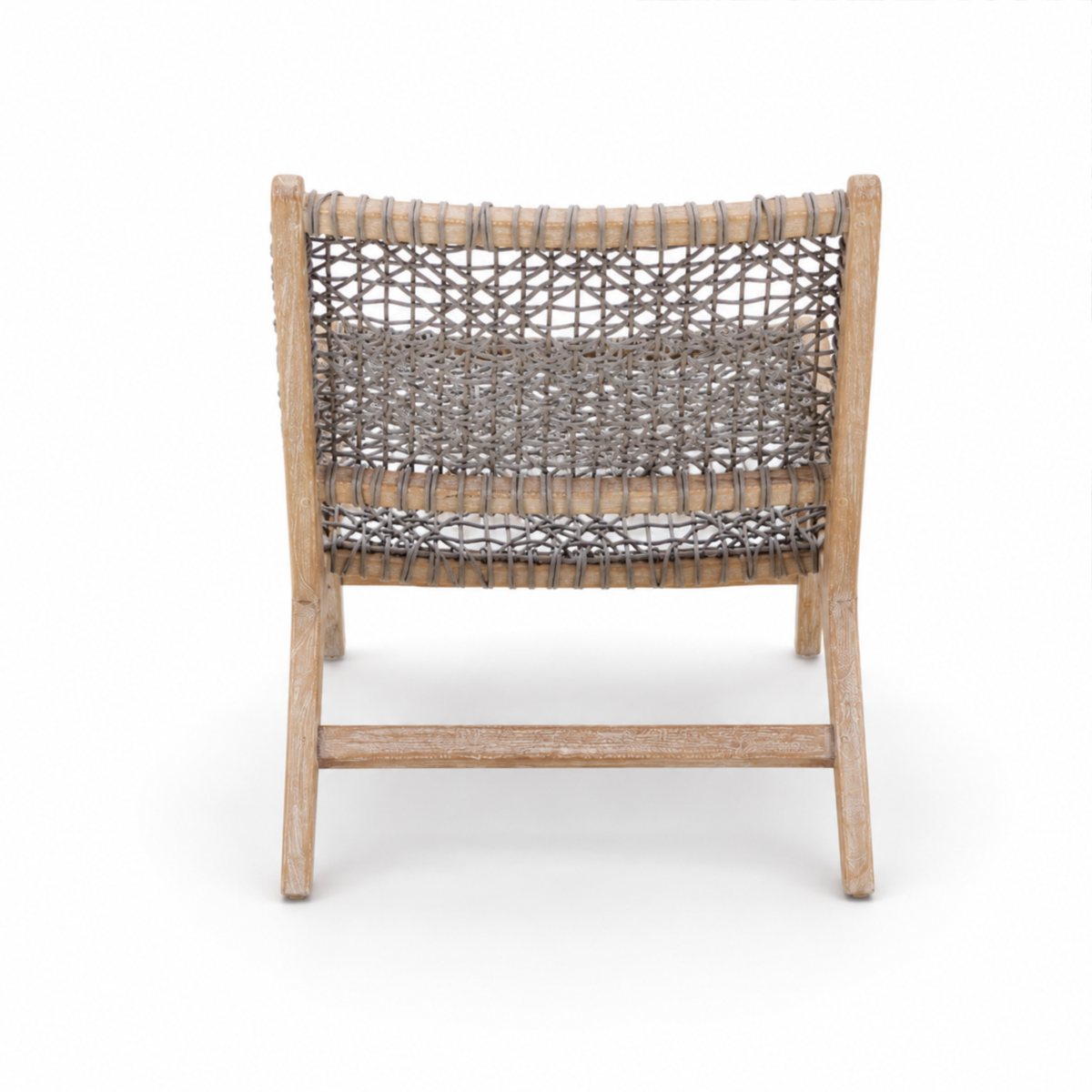 Teak Outdoor Santorini Rope Lounge Chair