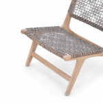 Teak Outdoor Santorini Rope Lounge Chair