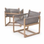 Teak Outdoor Santorini Rope Armchair