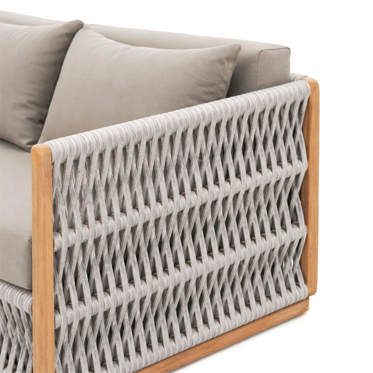 Teak Outdoor Velora Woven Sofa