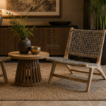 Teak Outdoor Santorini Rope Lounge Chair