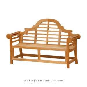 teak outdoor bench