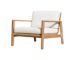 solid wood lounge chair