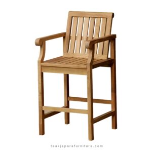 teak outdoor bar chair
