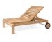 Teak Patio Sun Lounger
