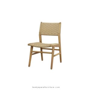 teak rope chair