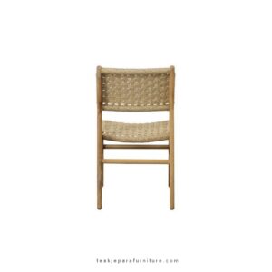 teak rope chair