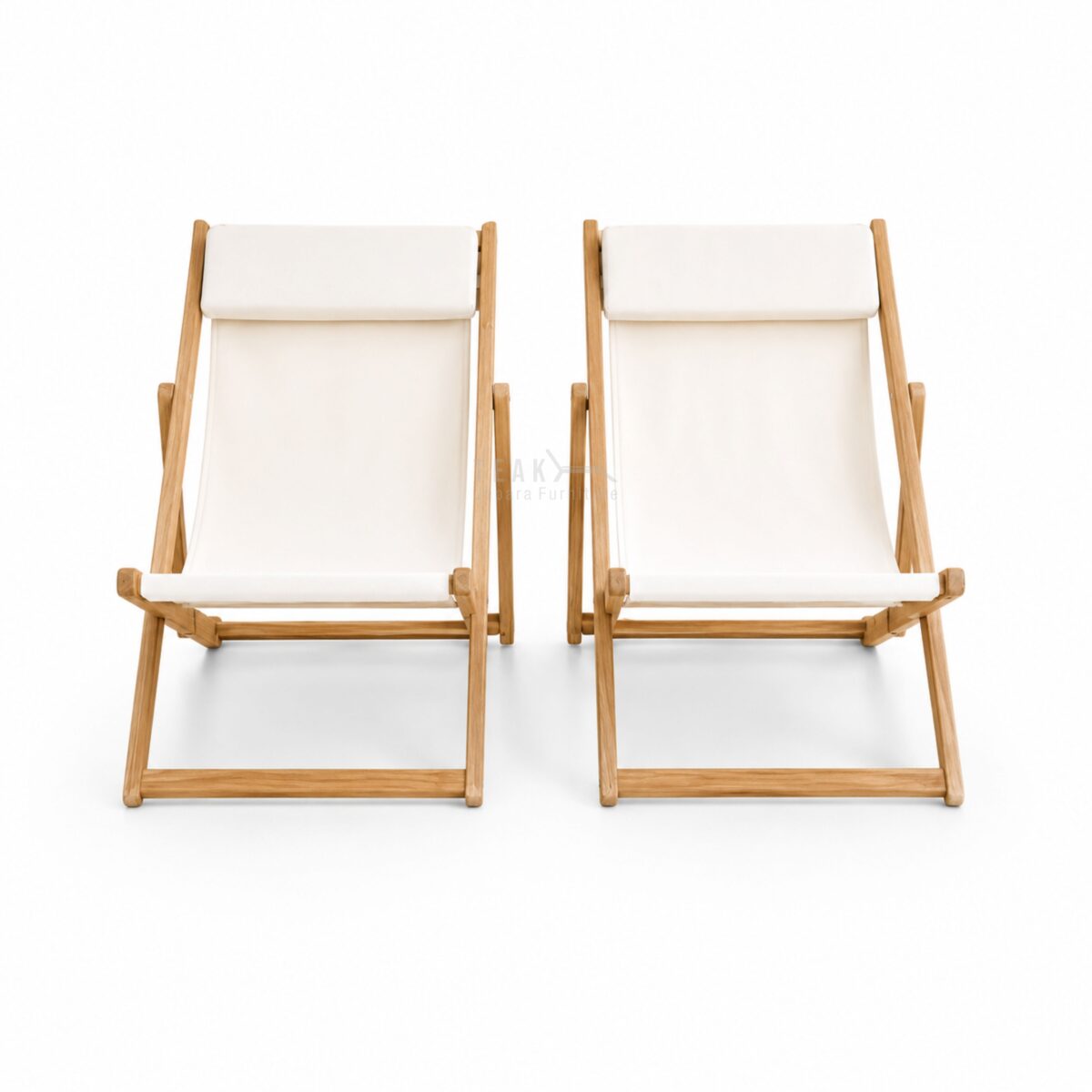 Teak Outdoor Orian Folding Lounger Chair