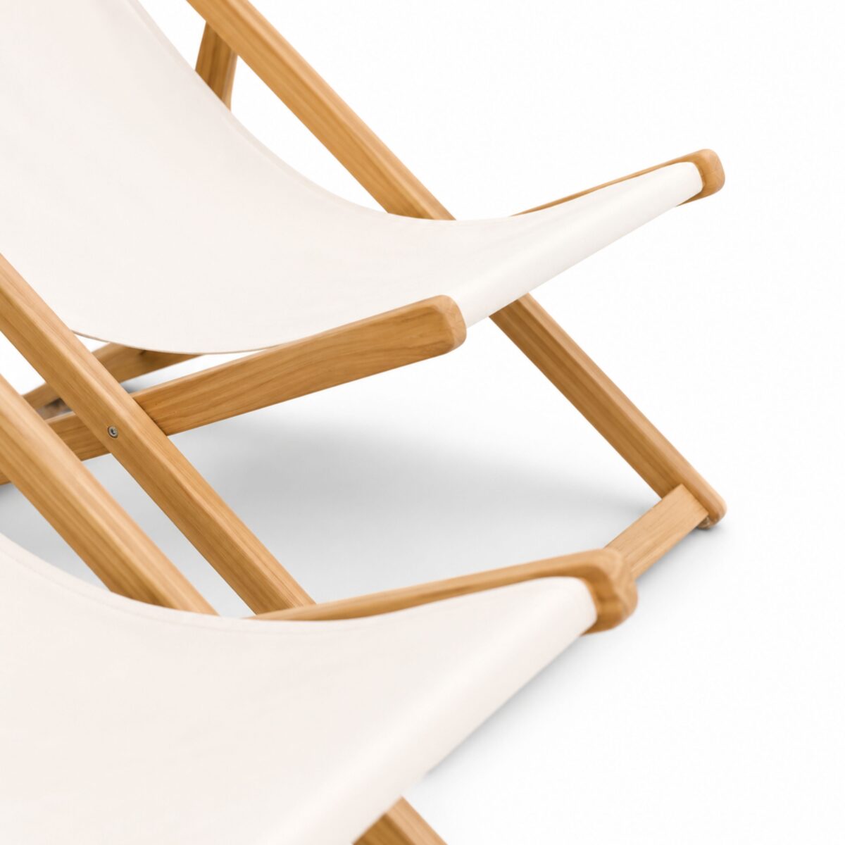 Teak Outdoor Orian Folding Lounger Chair