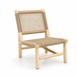 Teak Outdoor Taven Woven Lounge Chair