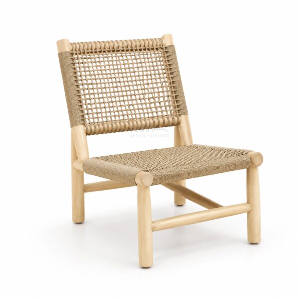 Teak Outdoor Taven Woven Lounge Chair