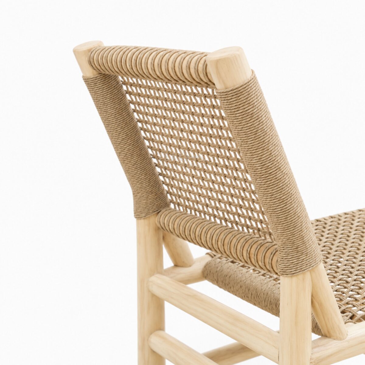 Teak Outdoor Taven Woven Lounge Chair