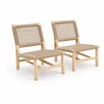 Teak Outdoor Taven Woven Lounge Chair