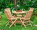 teak outdoor folding chair