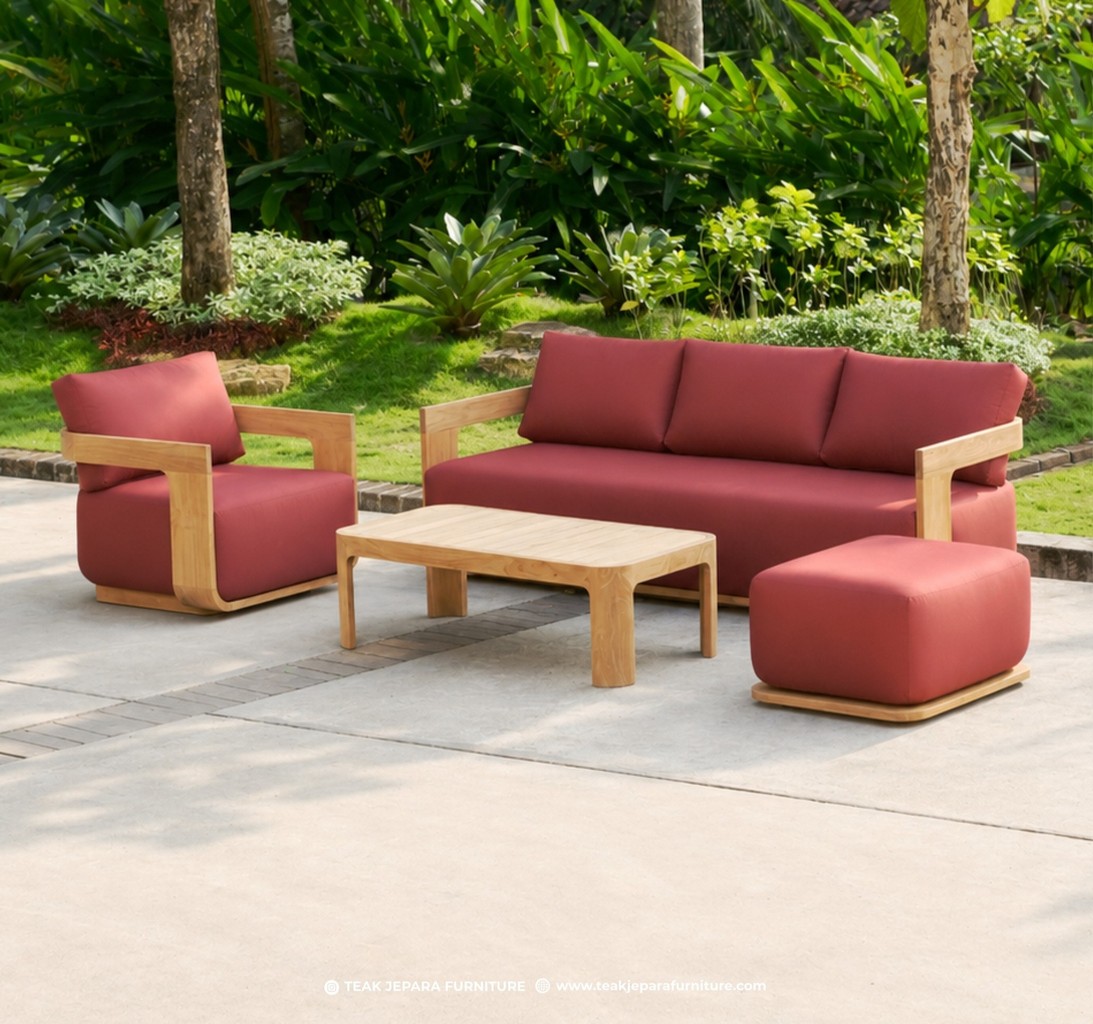 teak outdoor sofa sets