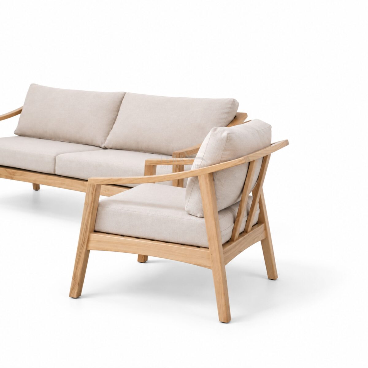 TEAK OUTDOOR AVENZA OUTDOOR SOFA SET - Image 6