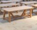 teak outdoor dining table