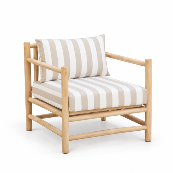 Teak Outdoor Cavaro Lounge Chair