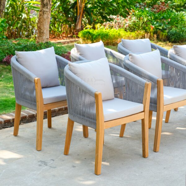 Teak Outdoor Diva Dining Chair