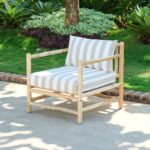Teak Outdoor Cavaro Lounge Chair