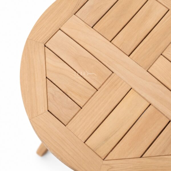 Teak Outdoor Valora Folding Side Table