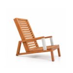 Teak Outdoor Solvano Lounge Chair