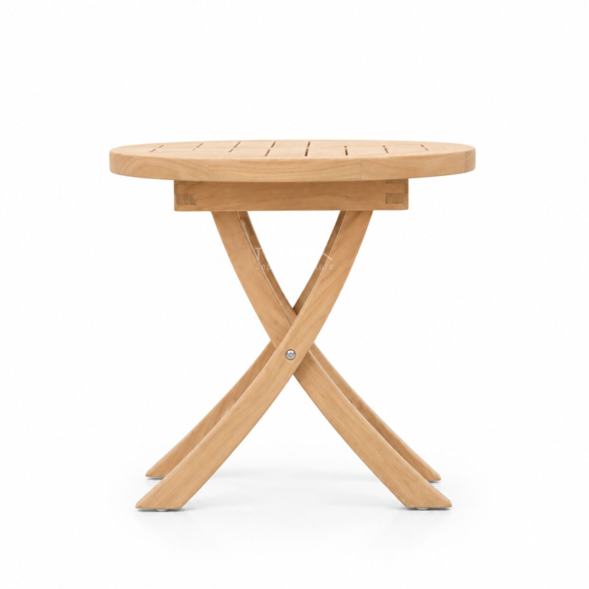 Teak Outdoor Valora Folding Side Table