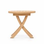 Teak Outdoor Valora Folding Side Table