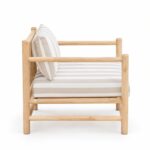 Teak Outdoor Cavaro Lounge Chair