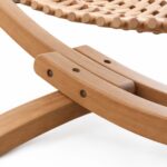 Teak Outdoor Solano Wooden Hammock Lounge
