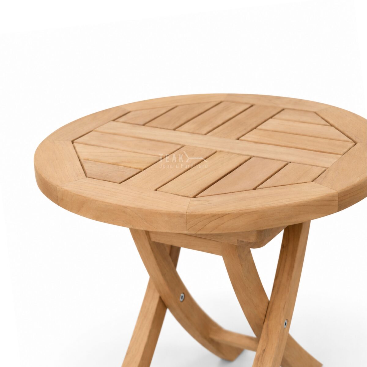 Teak Outdoor Valora Folding Side Table