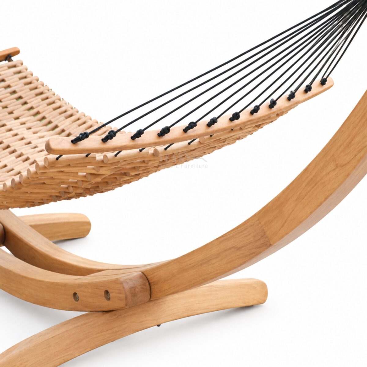 Teak Outdoor Solano Wooden Hammock Lounge