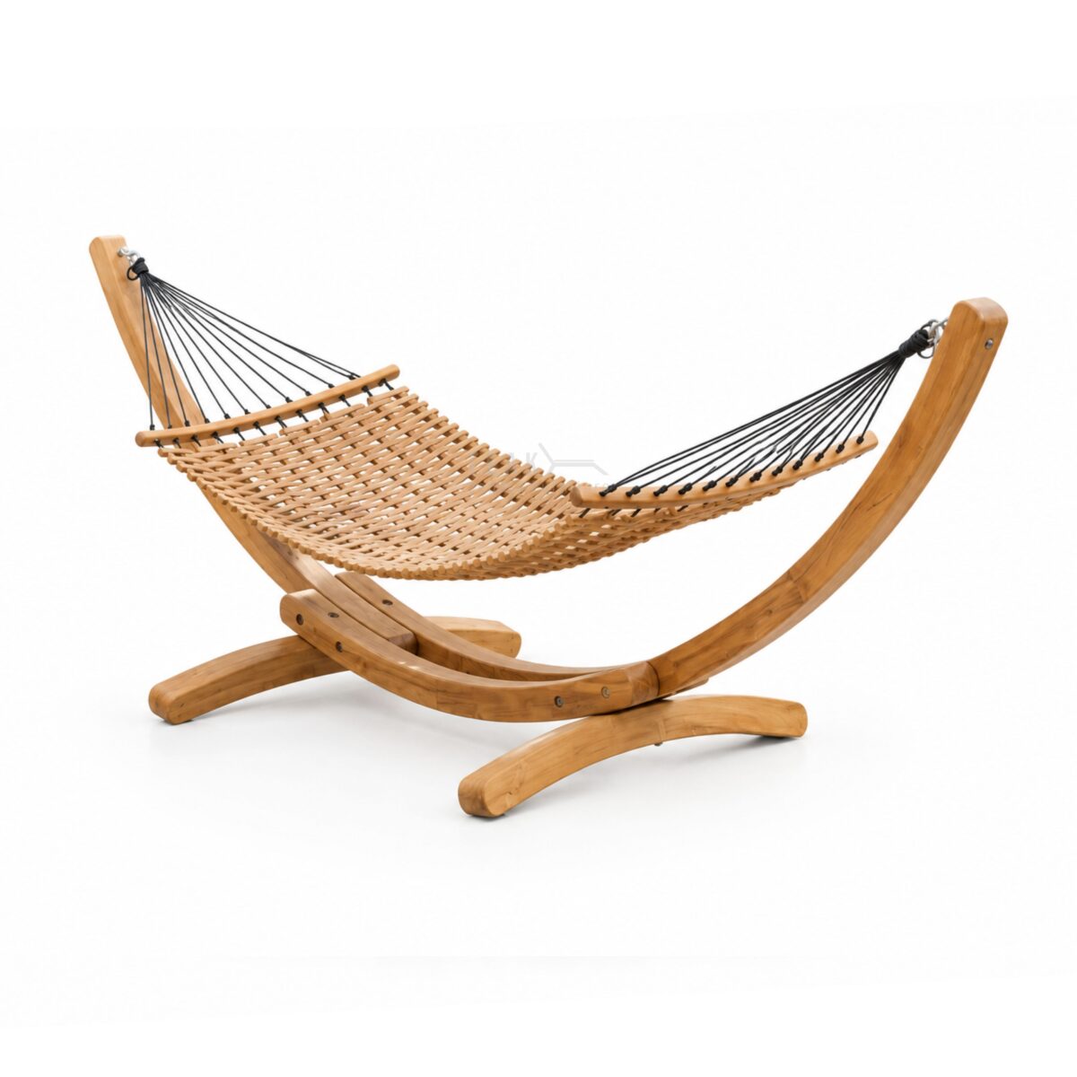 Teak Outdoor Solano Wooden Hammock Lounge